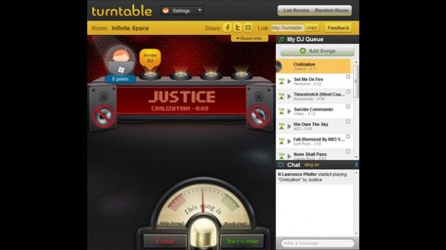 Turntable.fm Excites Me, Crushes My Fragile Feelings