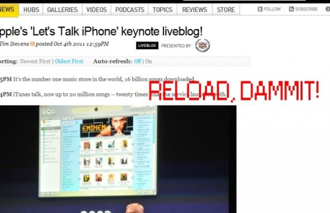 Apple Announcement Liveblogs Suck