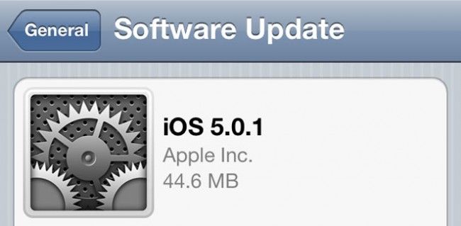 iOS 5.0.1 is Out – Update Through Your Phone