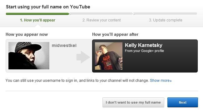 YouTube Wants To Show Your Real Name