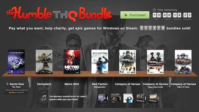 Humble THQ Bundle Is Out, Includes Some Fantastic Releases For Charity