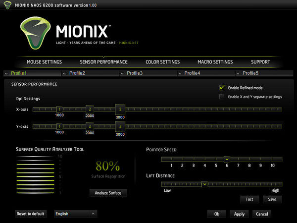 mionix control software