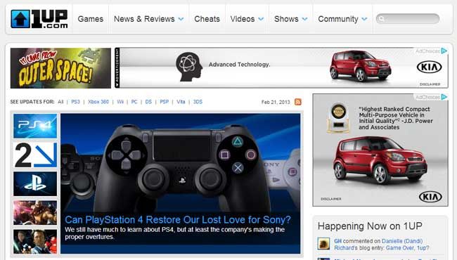 Goodbye, 1UP: Looking Back On The First Gaming Site I Ever Loved