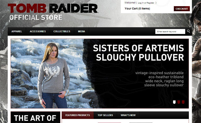 Tomb Raider Store Announced