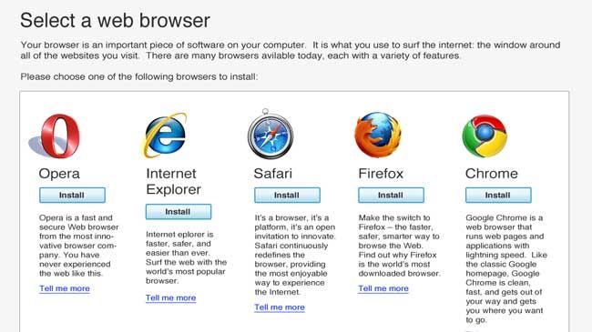 People who use Windows in Europe get to see this.