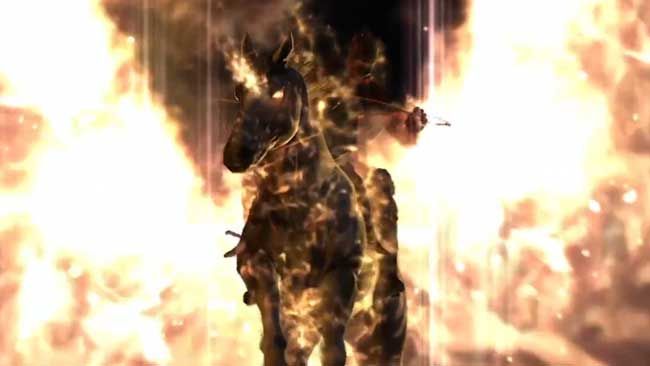 Guys, it's a flaming unicorn-pegasus. From a farm. 