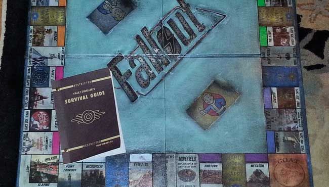 This Handmade Version Of Fallout Monopoly Is Pretty Rad