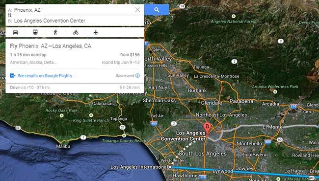 Google still seems a little hazy on that rental car portion of the flight.
