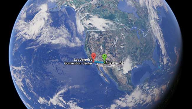 It's that far, guys.