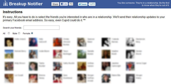 Breakup Notifier