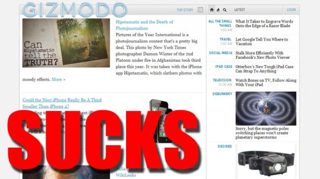 We Agree: The New Gawker Sites Suck
