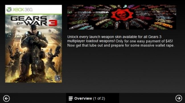 Gears Of War 3 Takes DLC Too Far