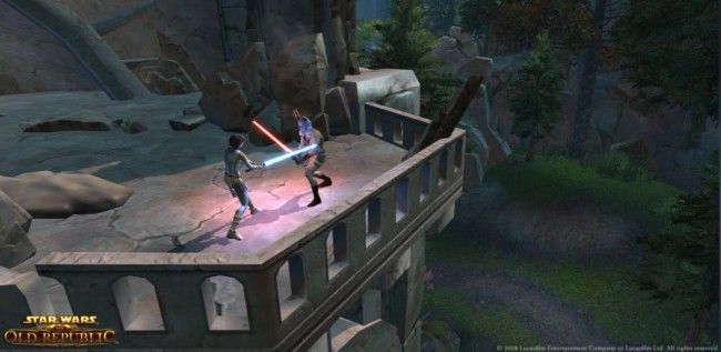 Did BioWare Sneak A Scene From “Night At The Roxbury” Into Star Wars:The Old Republic?