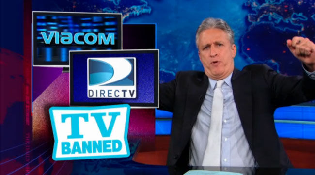 Jon Stewart Explains the Viacom/DirecTV Debacle