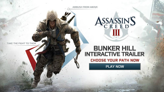 Check Out Assassin’s Creed III’s Interactive Trailer