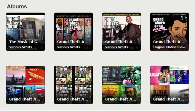 Okay, you'll still need to exercise some discretion when finding the official albums, but they're not hard to find.