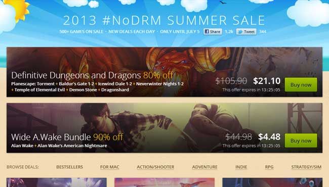 The 10 Best Reasons To Visit GOG.com’s #NoDRM Sale Right Now